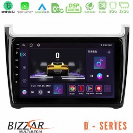 Bizzar d Series vw Polo 8core Android13 2+32gb Navigation Multimedia Tablet 9 u-d-Vw6901pb