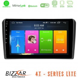 Bizzar 4t Series Audi a3 8p 4core Android12 2+32gb Navigation Multimedia Tablet 9 u-lvb-Au0826
