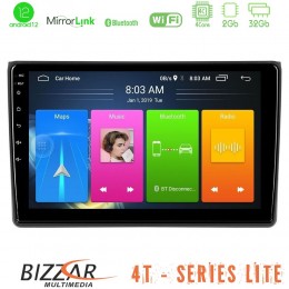 Bizzar 4t Series Audi a4 b7 4core Android12 2+32gb Navigation Multimedia Tablet 9 u-lvb-Au0827