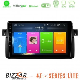 Bizzar 4t Series bmw e46 4core Android12 2+32gb Navigation Multimedia Tablet 9 u-lvb-Bm0603