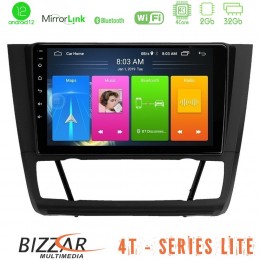 Bizzar 4t Series bmw 1series E81/e82/e87/e88 (Auto A/c) 4core Android12 2+32gb Navigation Multimedia Tablet 9 u-lvb-Bm1012