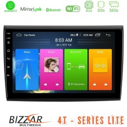 Bizzar 4t Series Fiat Bravo 4core Android12 2+32gb Navigation Multimedia Tablet 9 u-lvb-Ft724