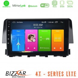 Bizzar 4t Series Honda Civic 2016-2020 4core Android12 2+32gb Navigation Multimedia Tablet 9 u-lvb-Hd0058