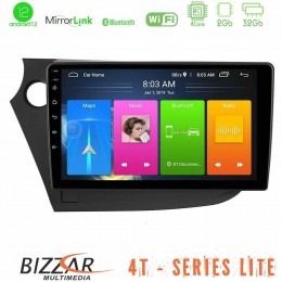 Bizzar 4t Series Honda Insight 2009-2015 4core Android12 2+32gb Navigation Multimedia Tablet 9 u-lvb-Hd0821
