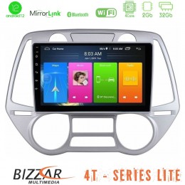 Bizzar 4t Series Hyundai i20 2009-2012 Auto a/c 4core Android12 2+32gb Navigation Multimedia Tablet 9 u-lvb-Hy0709