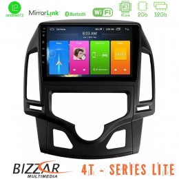 Bizzar 4t Series Hyundai i30 2007-2012 Auto a/c 4core Android12 2+32gb Navigation Multimedia Tablet 9 u-lvb-Hy0800