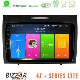 Bizzar 4t Series Mercedes slk Class 4core Android12 2+32gb Navigation Multimedia Tablet 9 u-lvb-Mb0804