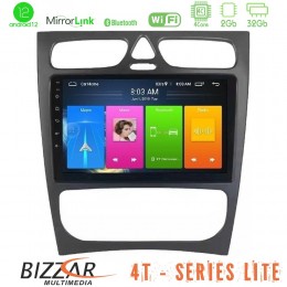 Bizzar 4t Series Mercedes c Class (W203) 4core Android12 2+32gb Navigation Multimedia Tablet 9 u-lvb-Mb0925