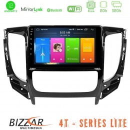 Bizzar 4t Series Mitsubishi L200 2016-&Gt; &Amp; Fiat Fullback (Auto A/c) 4core Android12 2+32gb Navigation Multimedia Tablet 9 u-lvb-Mt0719