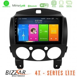 Bizzar 4t Series Mazda 2 2008-2014 4core Android12 2+32gb Navigation Multimedia Tablet 9 u-lvb-Mz0667