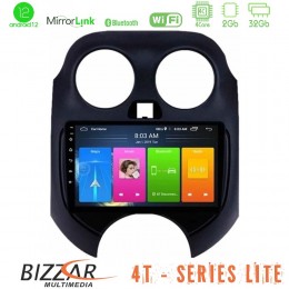 Bizzar 4t Series Nissan Micra 2011-2014 4core Android12 2+32gb Navigation Multimedia Tablet 9 u-lvb-Ns0757