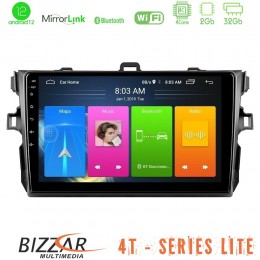 Bizzar 4t Series Toyota Corolla 2007-2012 4core Android12 2+32gb Navigation Multimedia Tablet 9 u-lvb-Ty0502