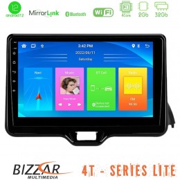 Bizzar 4t Series Toyota Yaris 2020-&Gt; 4core Android12 2+32gb Navigation Multimedia Tablet 9 u-lvb-Ty1079
