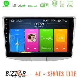 Bizzar 4t Series vw Passat 4core Android12 2+32gb Navigation Multimedia Tablet 10 u-lvb-Vw0002