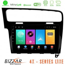 Bizzar 4t Series vw Golf 7 4core Android12 2+32gb Navigation Multimedia Tablet 10 u-lvb-Vw0003pb