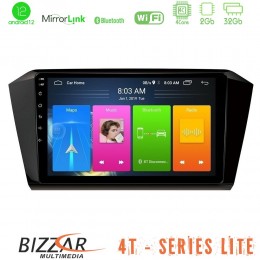 Bizzar 4t Series vw Passat 4core Android12 2+32gb Navigation Multimedia Tablet 10 u-lvb-Vw0055