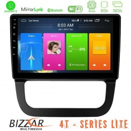 Bizzar 4t Series vw Jetta 4core Android12 2+32gb Navigation Multimedia Tablet 10 u-lvb-Vw087t