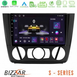 Bizzar s Series bmw 1series E81/e82/e87/e88 (Manual A/c) 8core Android13 6+128gb Navigation Multimedia Tablet 9 u-s-Bm1011