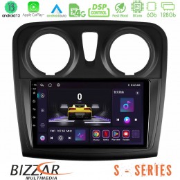 Bizzar s Series Dacia Sandero 2014-2020 8core Android13 6+128gb Navigation Multimedia Tablet 9 u-s-Dc0621
