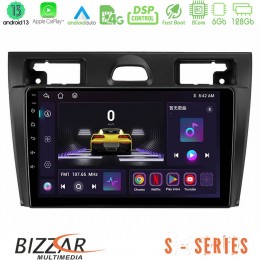 Bizzar s Series Ford Fiesta 2006-2008 8core Android13 6+128gb Navigation Multimedia Tablet 9 u-s-Fd990