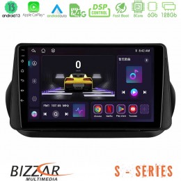 Bizzar s Series Fiat Fiorino/citroen Nemo/peugeot Bipper 8core Android13 6+128gb Navigation Multimedia Tablet 9 u-s-Ft1025