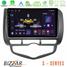 Bizzar s Series Honda Jazz 2002-2008 (Auto A/c) 8core Android13 6+128gb Navigation Multimedia Tablet 9 u-s-Hd101n