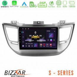 Bizzar s Series Hyundai Tucson 2015-2018 8core Android13 6+128gb Navigation Multimedia Tablet 9 u-s-Hy0068
