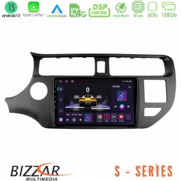 Bizzar s Series kia rio 2011-2015 8core Android13 6+128gb Navigation Multimedia Tablet 9 u-s-Ki0552