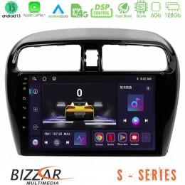 Bizzar s Series Mitsubishi Space Star 2013-2016 8core Android13 6+128gb Navigation Multimedia Tablet 9 u-s-Mt0602