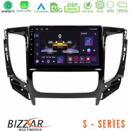 Bizzar s Series Mitsubishi L200 2016-&Gt; &Amp; Fiat Fullback (Auto A/c) 8core Android13 6+128gb Navigation Multimedia Tablet 9 u-s-Mt0719