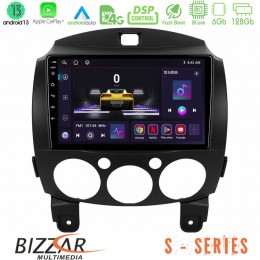 Bizzar s Series Mazda 2 2008-2014 8core Android13 6+128gb Navigation Multimedia Tablet 9 u-s-Mz0667