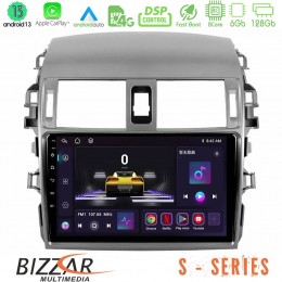 Bizzar s Series Toyota Corolla 2008-2010 8core Android13 6+128gb Navigation Multimedia Tablet 9 u-s-Ty0144