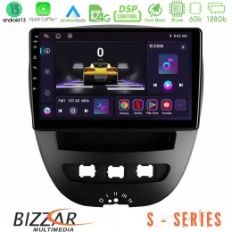 Bizzar s Series Toyota Aygo/citroen C1/peugeot 107 8core Android13 6+128gb Navigation Multimedia Tablet 10 u-s-Ty0866