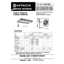 Hitachi RAS-2142CF/RAC-2142C 14.000BTU ΚΑΣΣΕΤΑ 1990