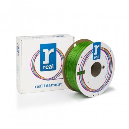 REAL PETG 3D Printer Filament - Green - spool of 1Kg - 1.75mm (REALPETGSGREEN1000MM175)