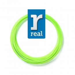 REAL PLA 3D PEN Filament Fluorescent Green 10 m - 1.75 mm (REAL3DPFPLFAGREEN10MM175)
