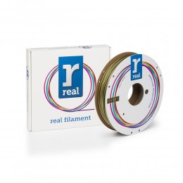 REAL PLA 3D Printer Filament - Gold - spool of 0.5Kg - 2.85mm (REALPLAGOLD500MM3)