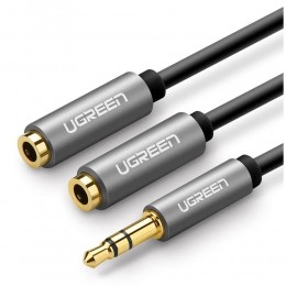 Ugreen 3.5mm Aux Stereo Audio Splitter Cable with Braid 20cm (16091) (UGR16091)