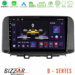 Bizzar d Series Hyundai Kona 2018-2023 8core Android13 2+32gb Navigation Multimedia Tablet 10 u-d-Hy0342