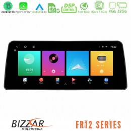Bizzar car pad Fr12 Series Mercedes c Class (W203) 8core Android13 4+32gb Navigation Multimedia Tablet 12.3 (Wooden Style) u-Fr12-Mb0925w