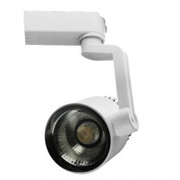 Διφασικό Bridgelux COB LED Φωτιστικό Σποτ Ράγας 15W 230V 1500lm 24° Θερμό Λευκό 3000k GloboStar 93080