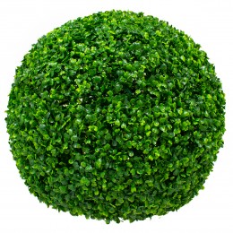 GloboStar® 78505 Artificial - Συνθετικό Τεχνητό Διακοσμητικό Φυτό Θάμνος Πυξάρι Πράσινο Φ48cm