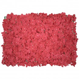 GloboStar® 78330 Συνθετικό Πάνελ Λουλουδιών - Κάθετος Κήπος Ορτανσία Σκούρο Ροζ Μ60 x Υ40 x Π5cm
