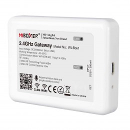GloboStar® 73423 WL-Box1 Mi-BOXER Smart Bridge Gateway RF 2.4GHz to WiFi IEEE 802.11b/g/n DC 5V 500mA - IP20 - Μ9 x Π6.6 x Υ15cm - 5 Years Warranty