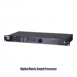 GloboStar® FDB US2403 98020 Audio Processor - Επαγγελματικός Επεξεργαστής Ήχου 2in & 4out - 32-bit DSP SHARC Processor - Frequency Response 20Hz-20Khz DR115DBu - AC 220V/50-60Hz - IP20 - Μαύρο - Μ48.2 x Π20.5 x Υ4.4cm