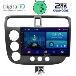 DIGITAL IQ BXB 1187_GPS (9inc) MULTIMEDIA TABLET OEM HONDA CIVIC 4D mod. 2001-2006