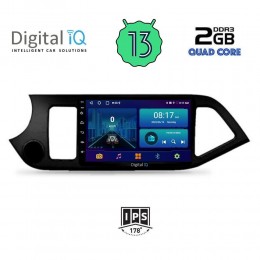 DIGITAL IQ BXB 1308_GPS (9inc) MULTIMEDIA TABLET OEM KIA PICANTO mod. 2011-2017