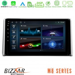 Bizzar m8 Series Toyota Rav4 2019-2023 8core Android13 4+32gb Navigation Multimedia Tablet 10 u-m8-Ty0542