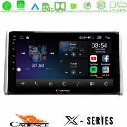 Cadence x Series Toyota Rav4 2019-2023 8core Android12 4+64gb Navigation Multimedia Tablet 10 u-x-Ty0542