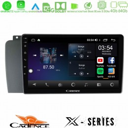 Cadence x Series Volvo s60 2004-2009 8core Android12 4+64gb Navigation Multimedia Tablet 9 u-x-Vl1514